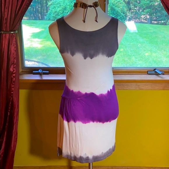 NWT’s Sloan Tie-Dye Purple & Grey Tank Dress Sz M - Picture 5 of 7
